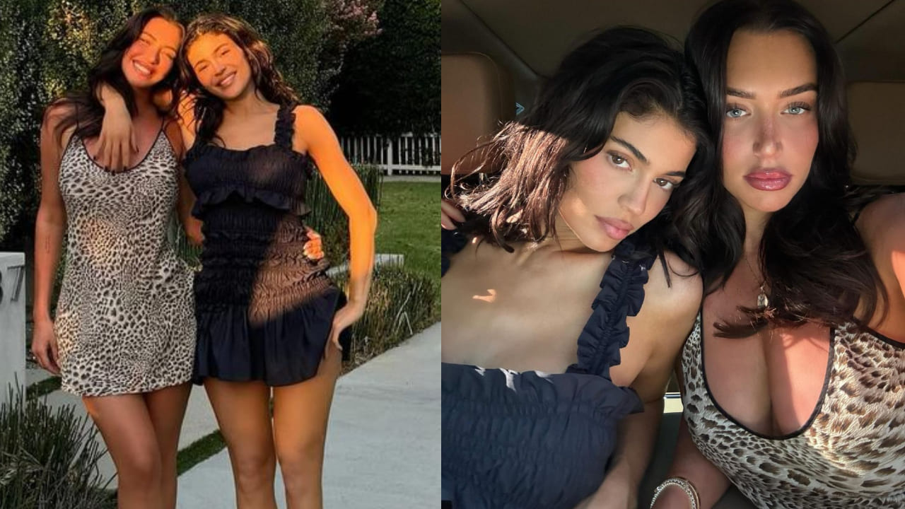 Kylie Jenner’s day out with bestie looks more stylish with her black frill dress 
