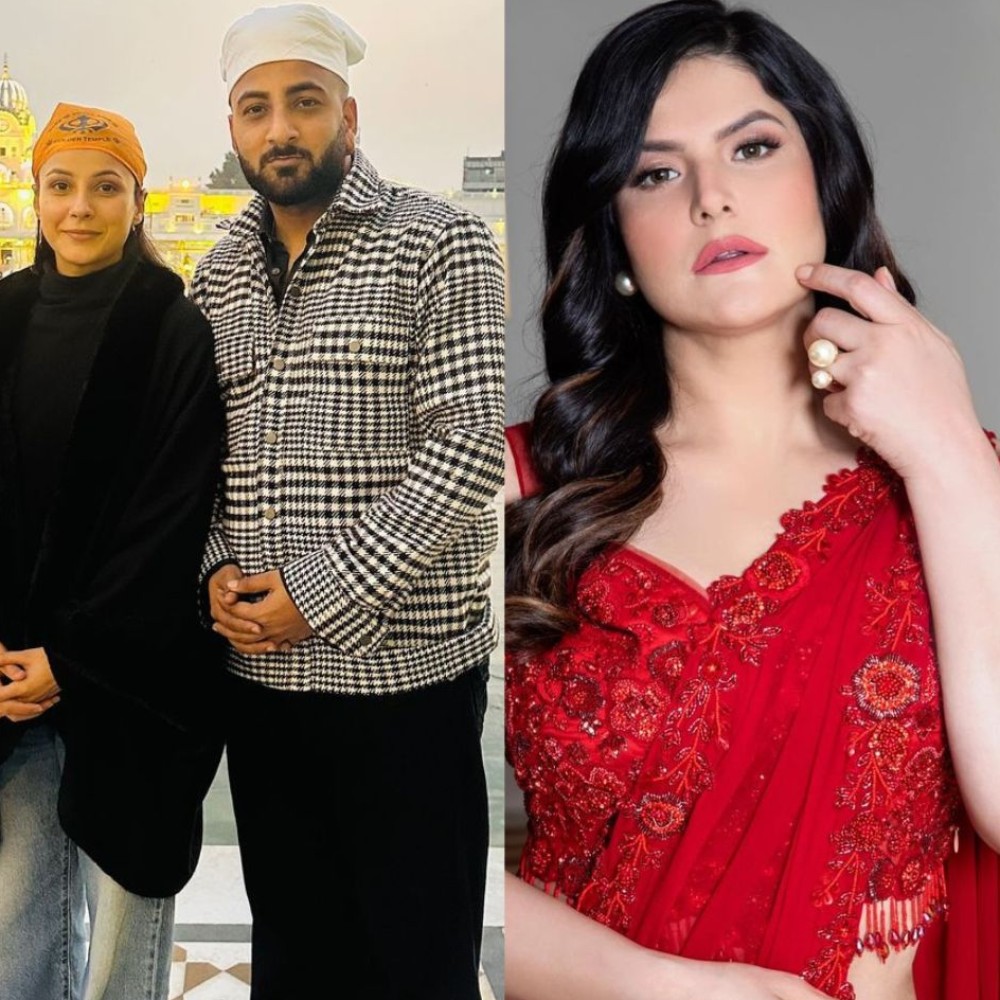 Shehnaaz Gill drops stunning PICS in blue casual outfit, Zareen Khan reacts, brother Sh...