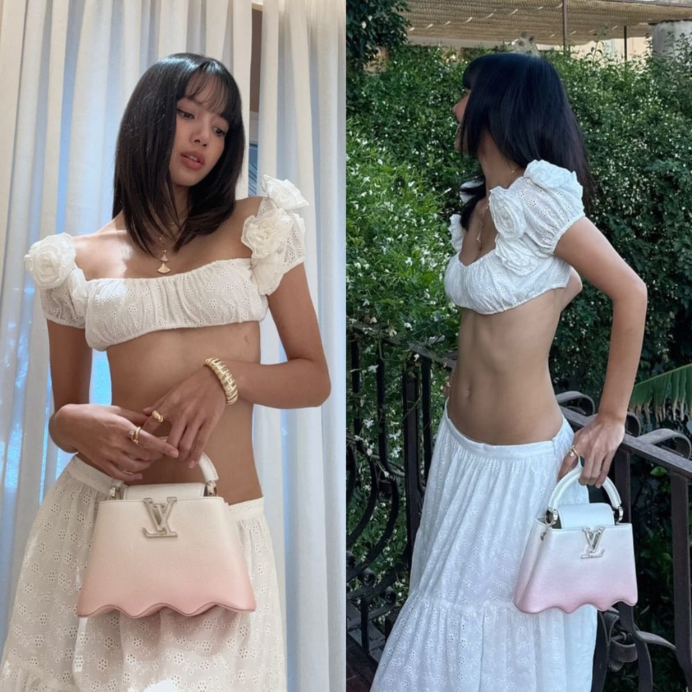 Blackpink’s Lisa, in a white rosette tiny bralette and maxi skirt with a Louis Vuitton bag worth Rs 6.3 lakh, nails the soft girl aesthetic on her Italian vacation Blackpink’s Lisa, in a white rosette tiny bralette and maxi skirt with a Louis Vuitton bag worth Rs 6.3 lakh, nails the soft girl aesthetic on her Italian vacation