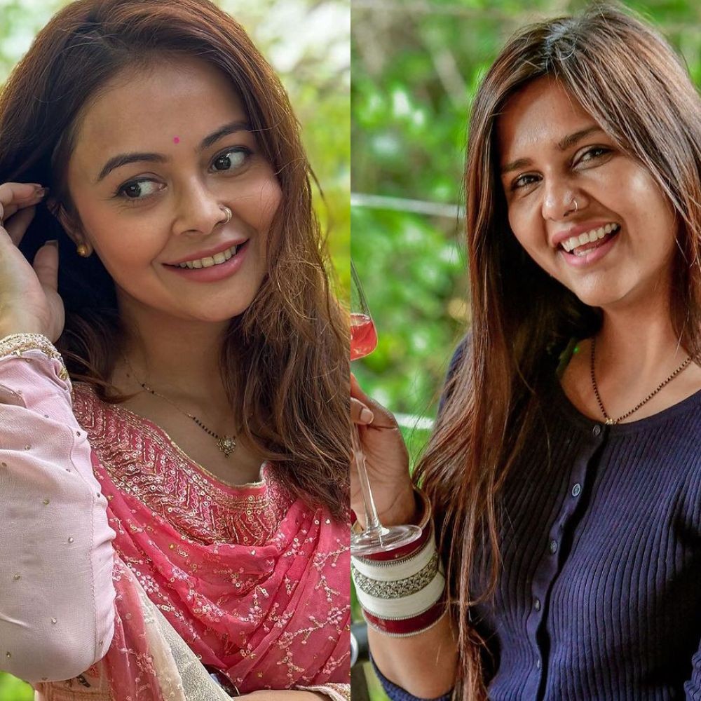 Mom-to-be Devoleena Bhattacharjee gives desi twist to maternity fashion, Dalljiet Kaur ...