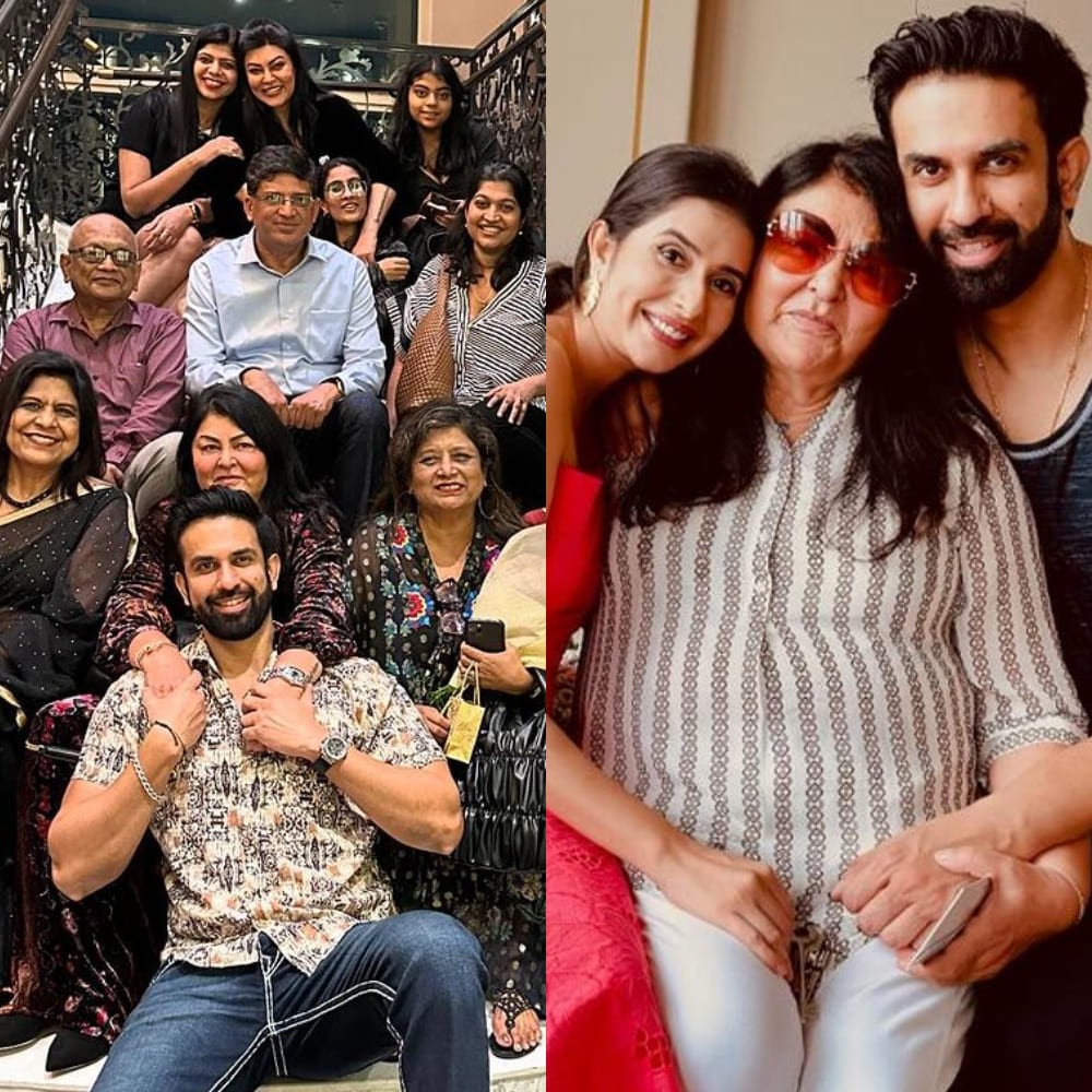 Rajeev Sen celebrates his mother's birthday with Sushmita Sen, Rohman Shawl, ex-wife Ch...