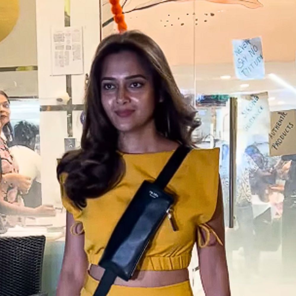 Tejasswi Prakash shows how to add glam to casual outfit as she sports yellow co-ord set...