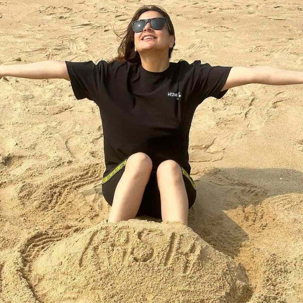 Shraddha Arya takes delightful walk at beach amid pregnancy rumors; slays in white body...