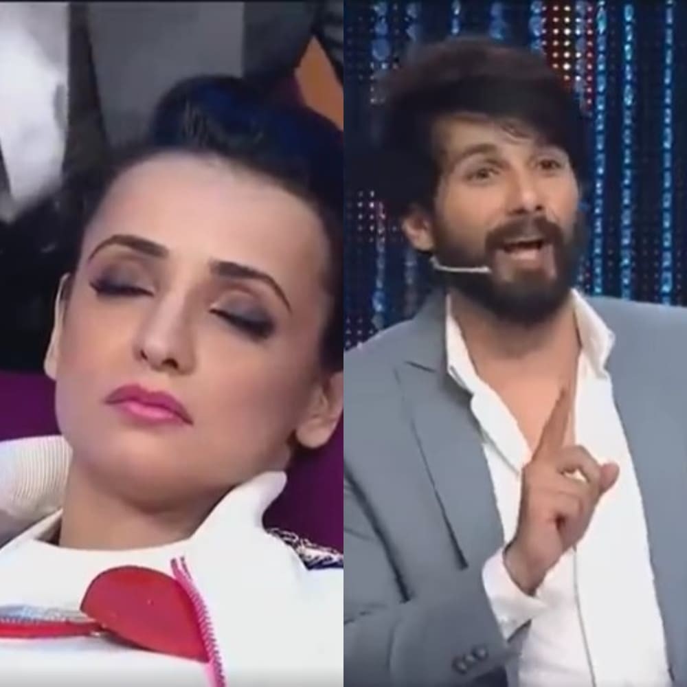 THROWBACK: Shahid Kapoor and Maniesh Paul tease Sanaya Irani for snoozing on Jhalak Dikhhla Jaa 8 THROWBACK: Shahid Kapoor and Maniesh Paul tease Sanaya Irani for snoozing on Jhalak Dikhhla Jaa 8