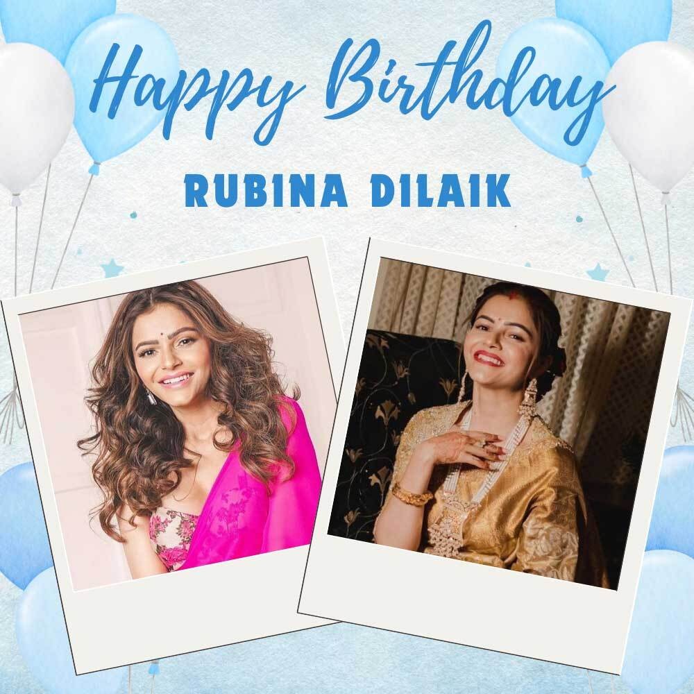 Celebrating Rubina Dilaik's saree style evolution on her birthday; From classic to cont...