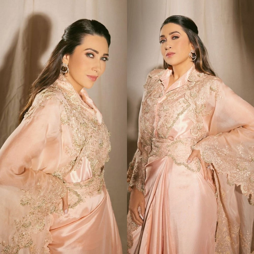 Karisma Kapoor’s stunning Rs 3,58,400 pink co-ord set proves when it comes to achieving the best ethnic looks, she’s in a league of her own