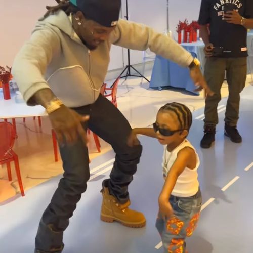 Offset with Wave via Cardi B's Instagram Stories 