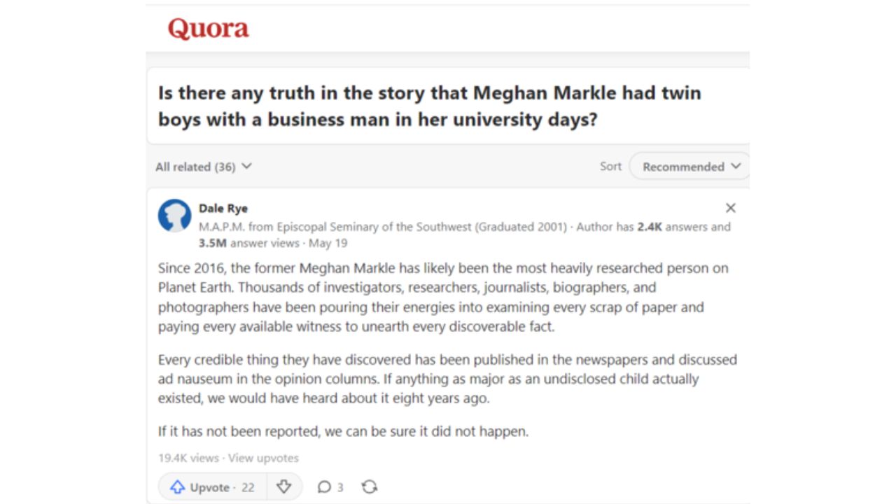Quora discussion (CC: SS from Quora)