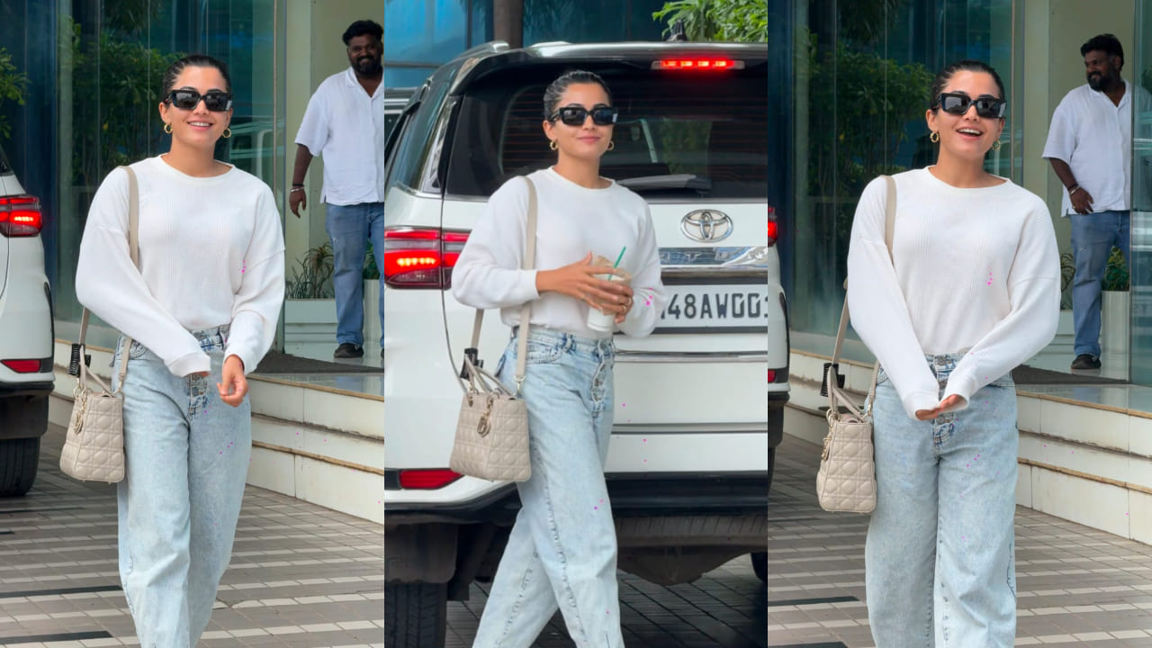 Rashmika Mandanna spotted in Mumbai