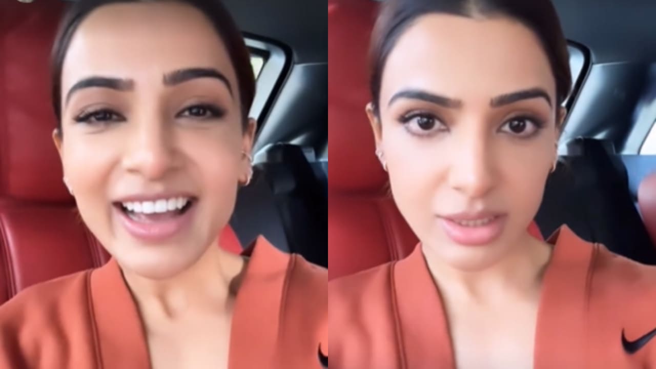 Samantha in her latest Instagram video