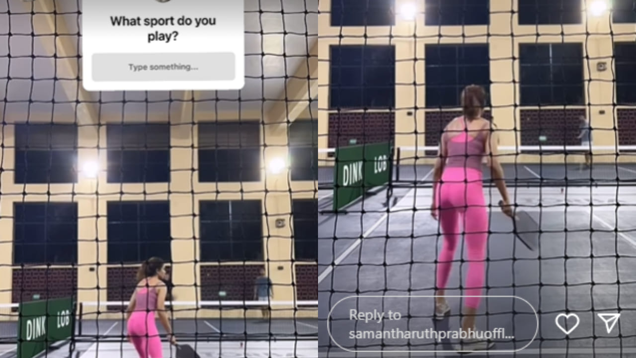 Samantha Ruth Prabhu serves up some serious skill & unstoppable energy on pickleball court 