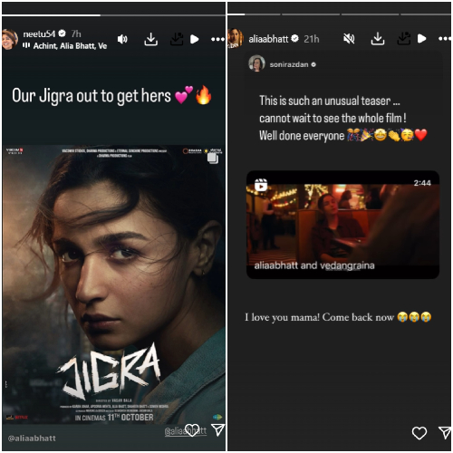 Picture Courtesy: Neetu Kapoor/Alia Bhatt/Instagram stories