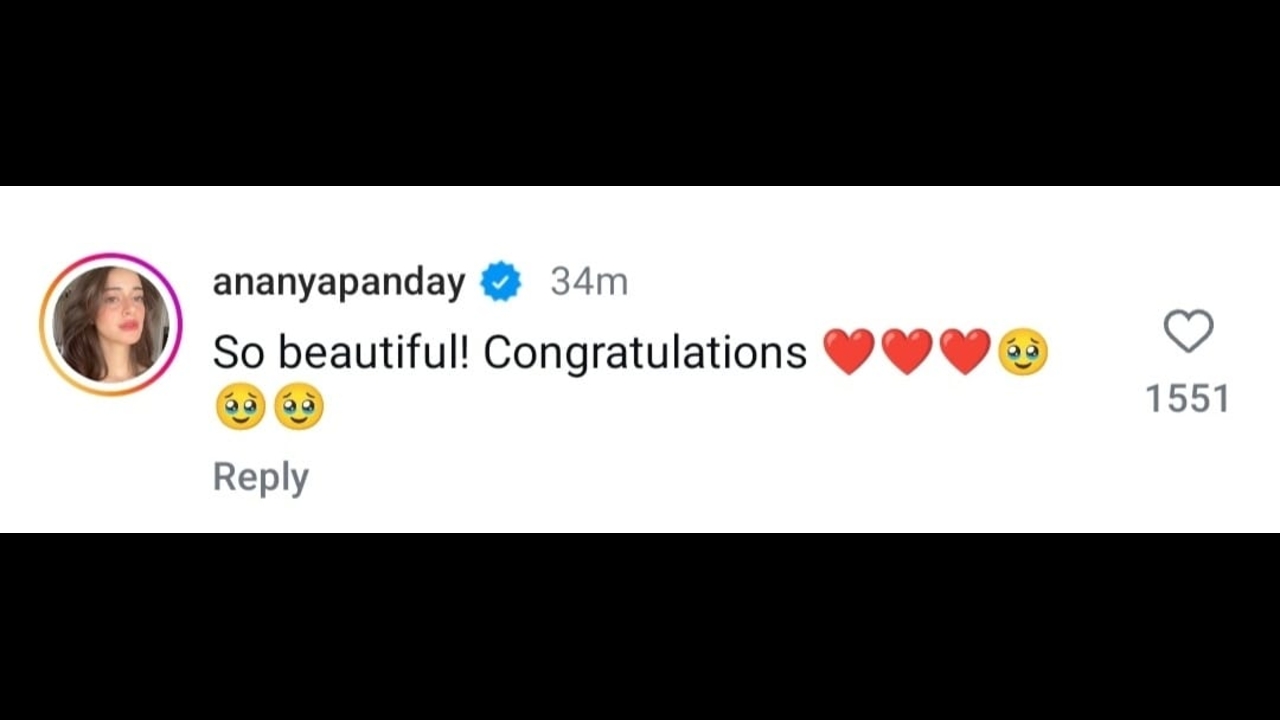 Ananya Panday's Message