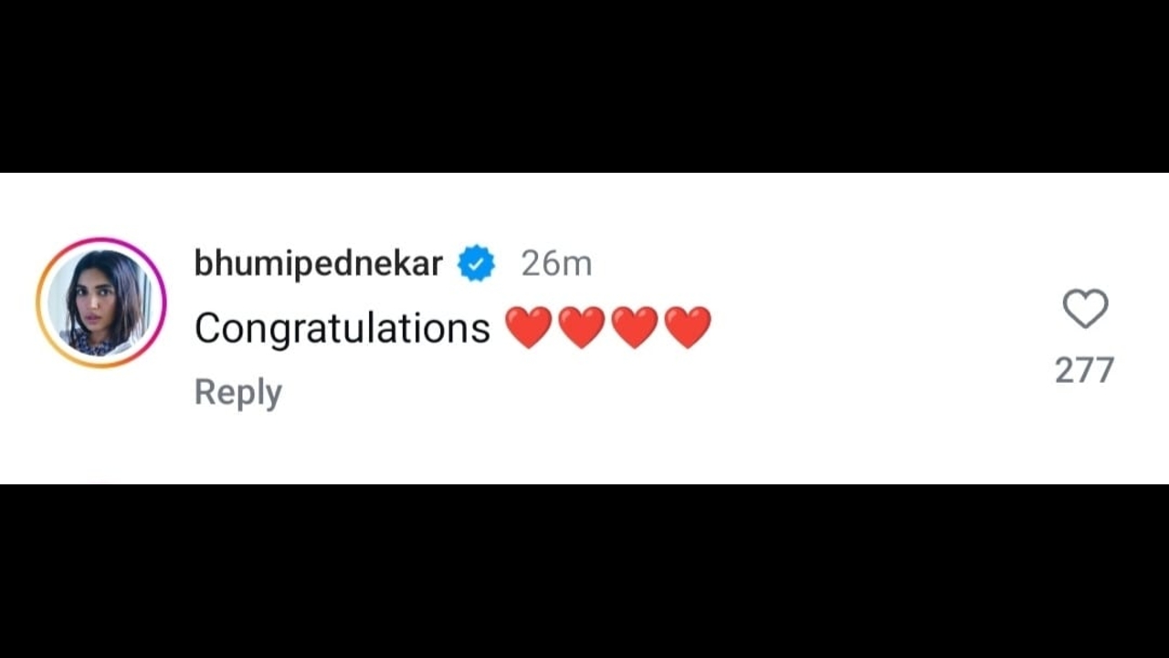Bhumi Pednekar's Message