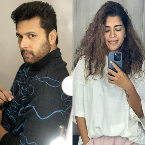 Jayam Ravi’s alleged relationship with  Kenishaa Francis (PC: Jayam Ravi and Kenishaa Francis Instagram)