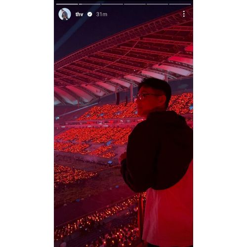 BTS' V's Instagram story