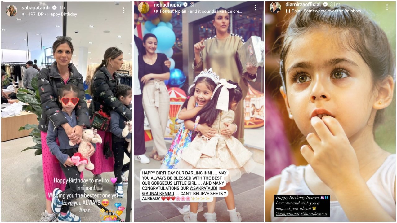 Pic Courtesy: Saba Pataudi, Neha Dhupia and Dia Mirza Instagram