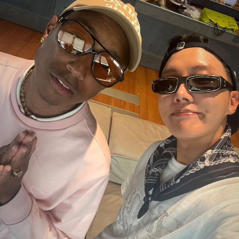BTS’ J-Hope, Pharrell Williams tease joint project with new PIC; RM fuels anticipation ...