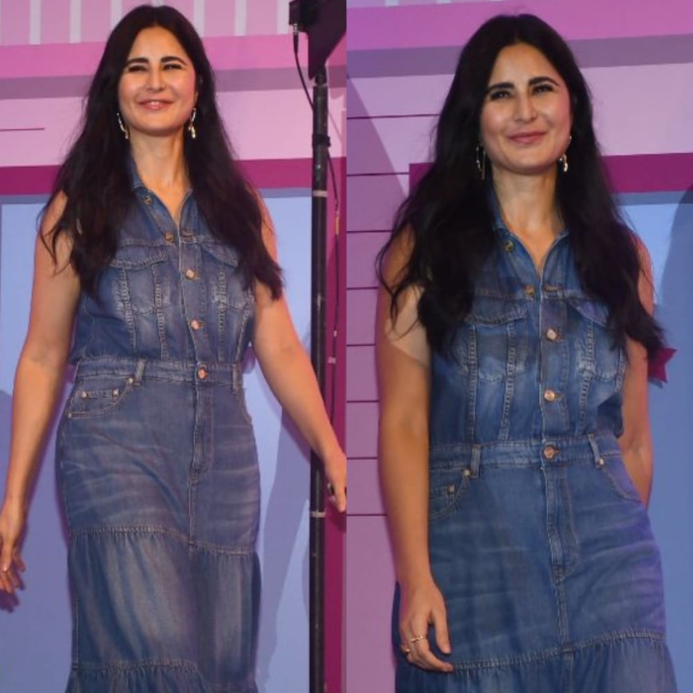 Katrina Kaif wears long denim dress worth Rs 40,496 and it's incredible choice for Frid...