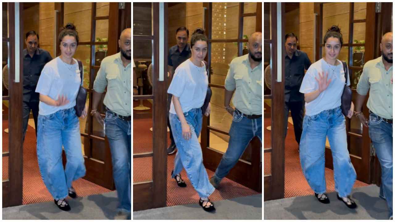 Shraddha Kapoor in white shirt and denim jeans proves that only she can nail basics to absolute perfection (PC: Varinder Chawla)