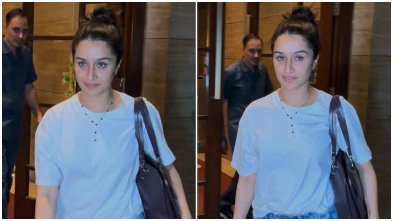 Shraddha Kapoor in white shirt and denim jeans proves that only she can nail basics to absolute perfection (PC: Varinder Chawla)