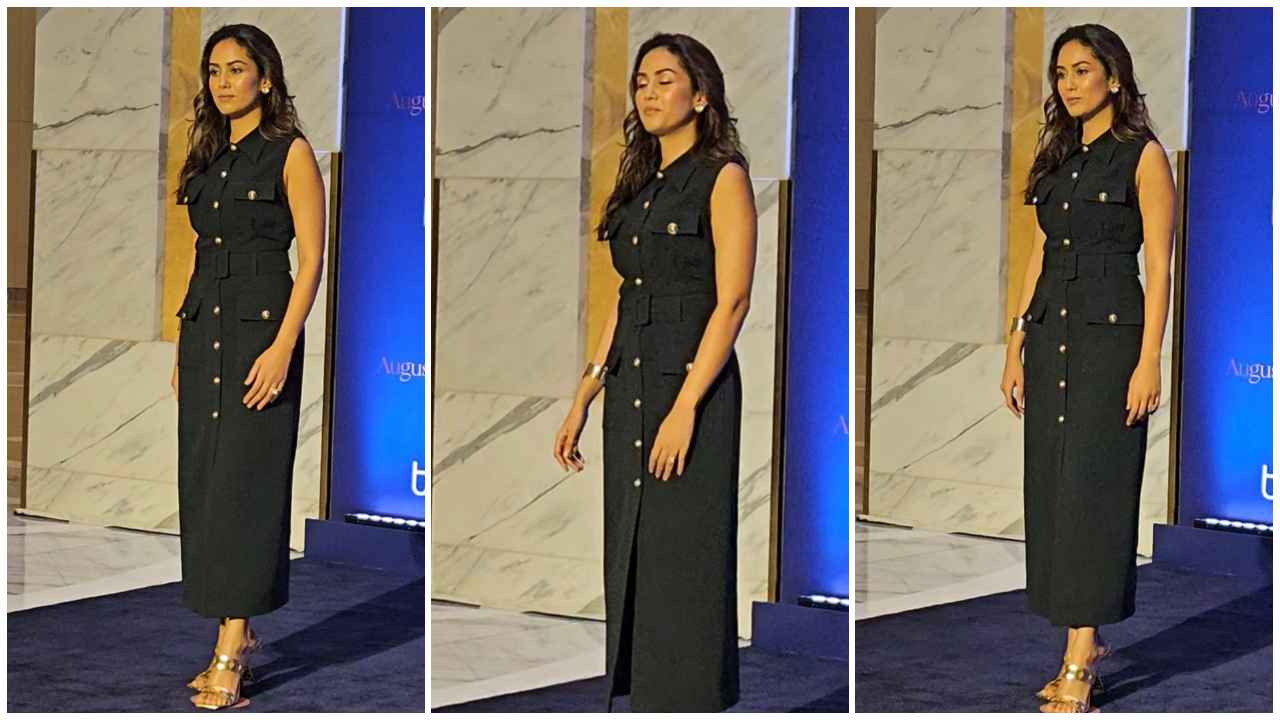 Mira Rajput's latest look gives a style guide and tips on how to wear a shirt dress for a brunch date with your girls (PC Varinder Chawla)