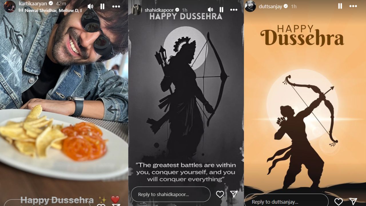 Picture Courtesy: Kartik Aaryan/Shahid Kapoor/Sanjay Dutt/Instagram