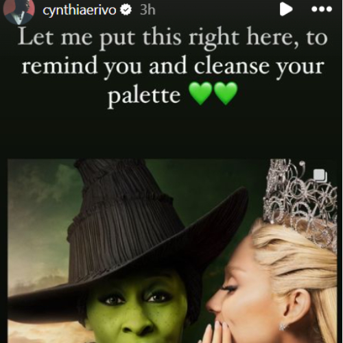 Cynthia Erivo (Image via: Instagram)