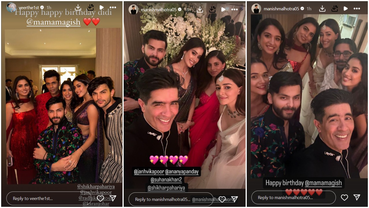 Pic Courtesy: Veer, Manish Malhotra Instagram