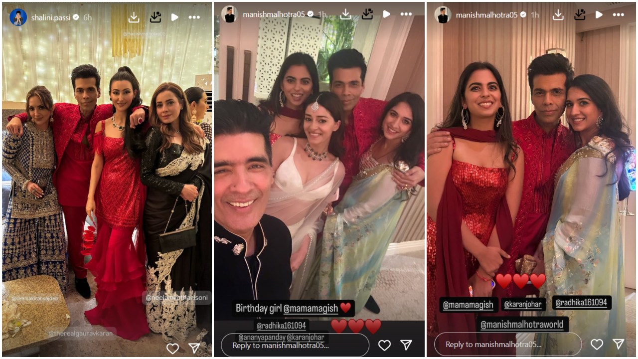 Pic Courtesy: Shalini Passi, Manish Malhotra Instagram