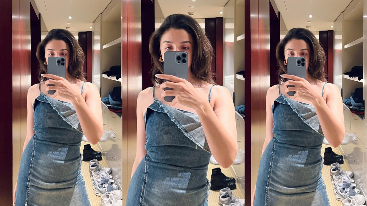 Alia Bhatt s mid blue ruffle outfit worth Rs 75K is not your regular denim dress PINKVILLA