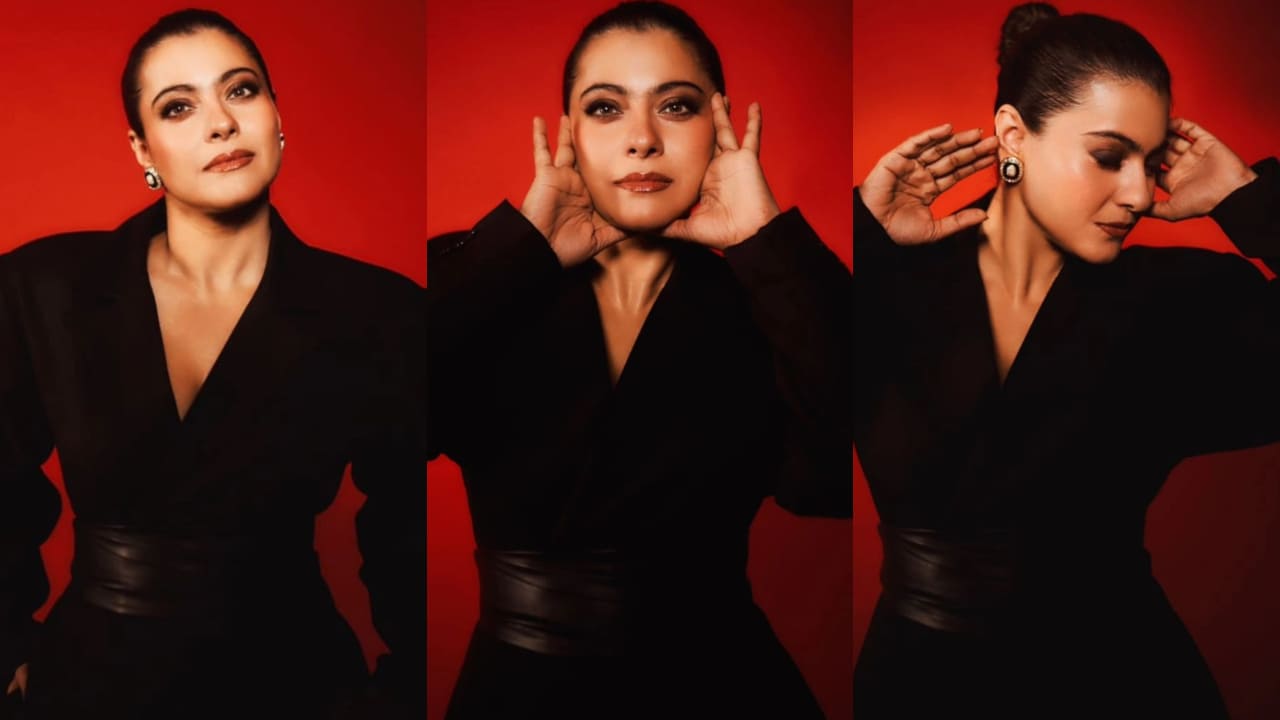 Kajol’s black pantsuit look is a power move we can’t ignore