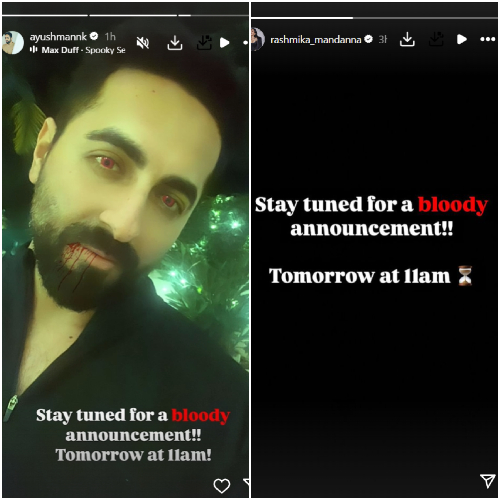 Pic Courtesy: Ayushmann Khurrana, Rashmika Mandanna Instagram