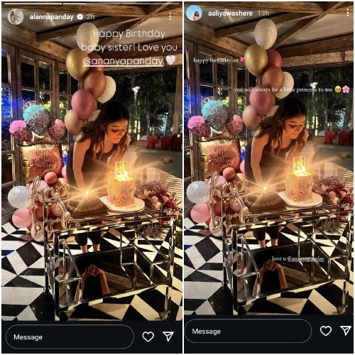 Pic Courtesy: Alanna Panday and Aaliya Kanuga Instagram