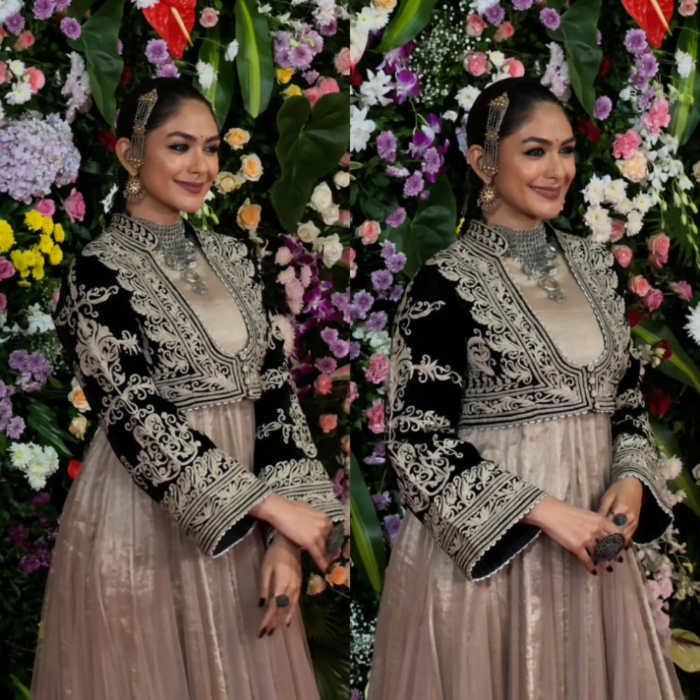 Not Mrunal Thakur’s gown worth Rs 99,000 but her UNCONVENTIONAL earrings set Anarkali v...