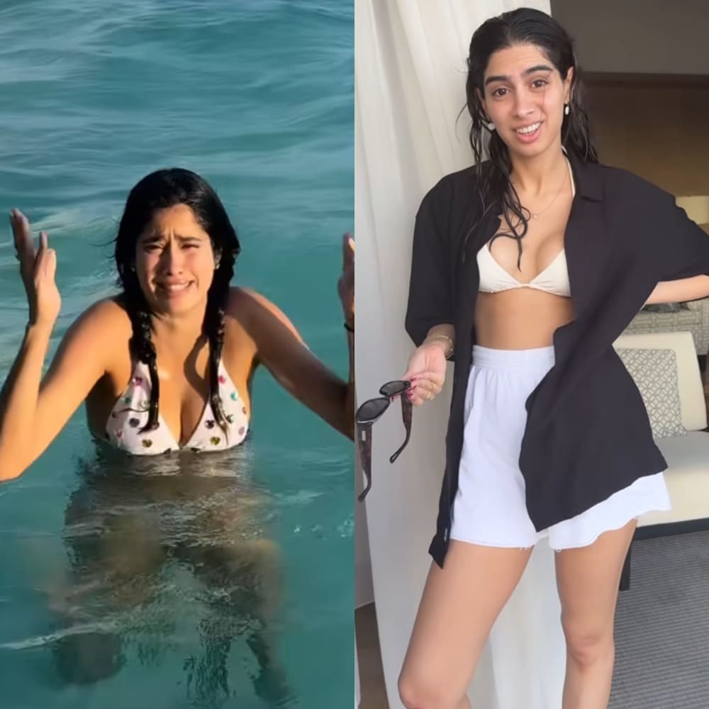  Sister duo Janhvi and Khushi Kapoor embrace the ultimate beach life in their stylish s...