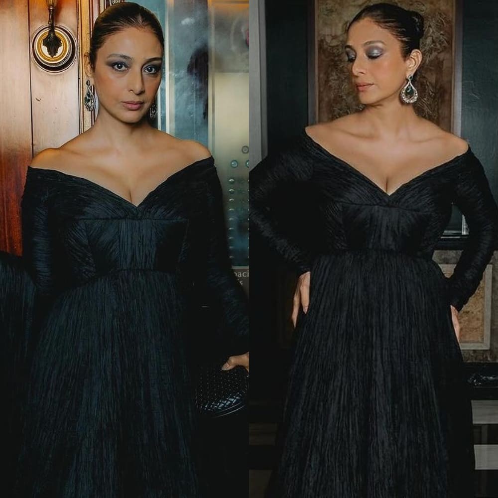 Tabu's crushed silk gown by Abu Jani Sandeep Khosla for the New York premiere of Dune: Prophecy screams 'LOOK AT ME' Tabu's crushed silk gown by Abu Jani Sandeep Khosla for the New York premiere of Dune: Prophecy screams 'LOOK AT ME'