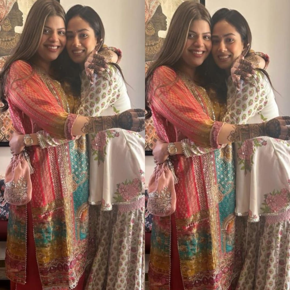 Mira Kapoor is the queen of minimalism and her bridesmaid look in powder blue and blush...