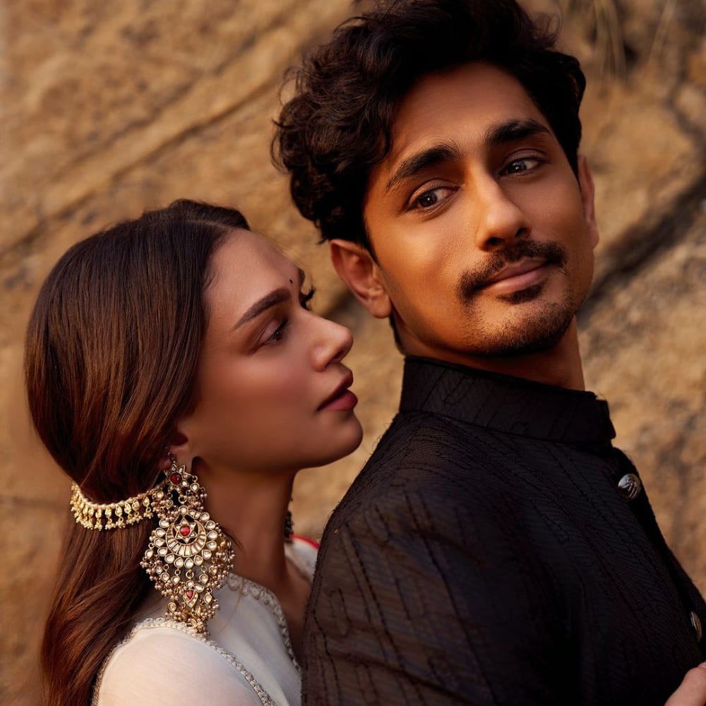 Aditi Rao Hydari’s royal sharara paired with Siddharth’s sleek black sherwani sets a ne... Aditi Rao Hydari’s royal sharara paired with Siddharth’s sleek black sherwani sets a ne...
