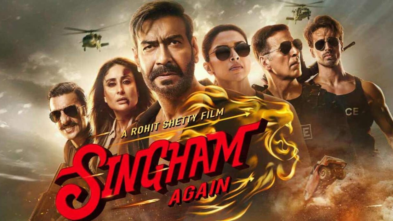 Singham Again is a bland re-enactment of Ramayana (Credit: Jio Studios) Ajay Devgn