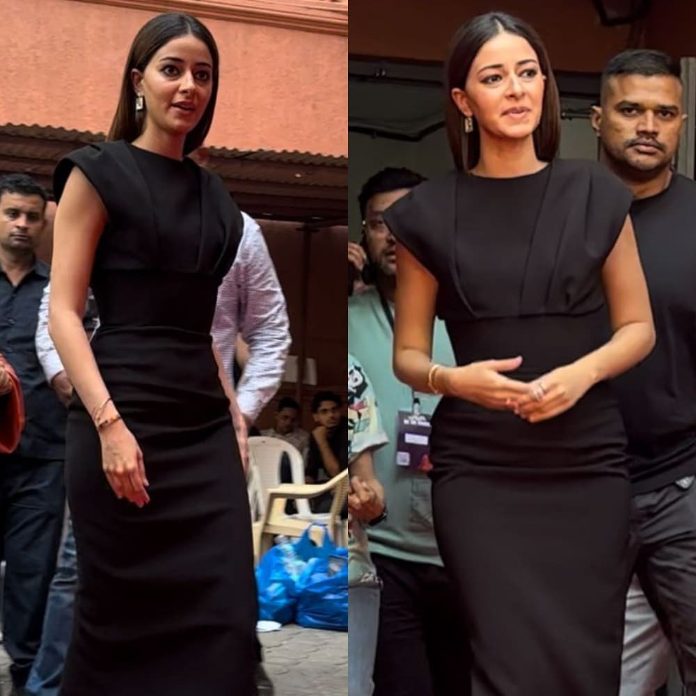  Ananya Panday’s black dress worth Rs 67,115 can be your ultimate cocktail night pick t...