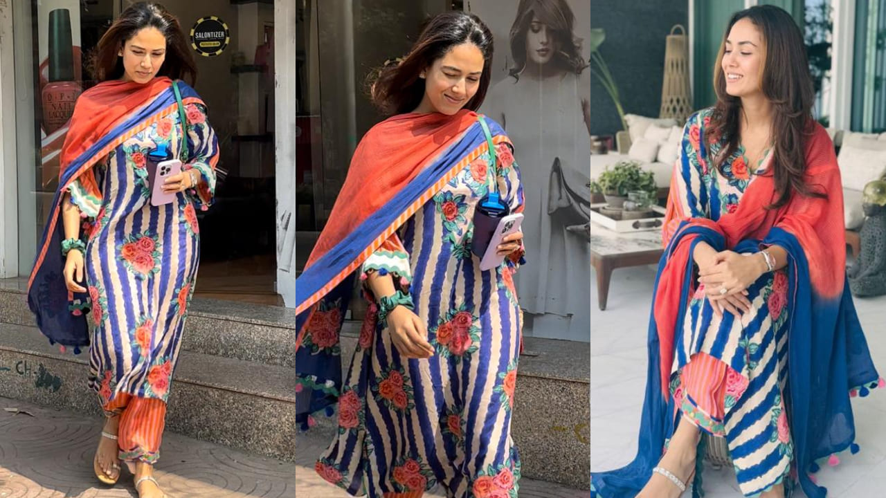 Mira Rajput wears striped suit worth Rs 16,700, salon sessions have never looked so good
