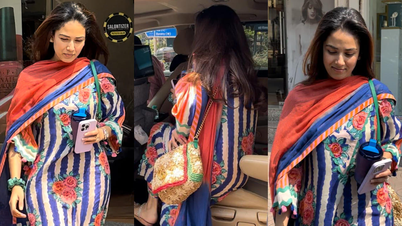 Mira Rajput wears striped suit worth Rs 16,700, salon sessions have never looked so good