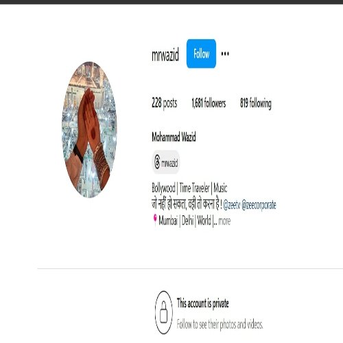 Mohammad Wazid's profile