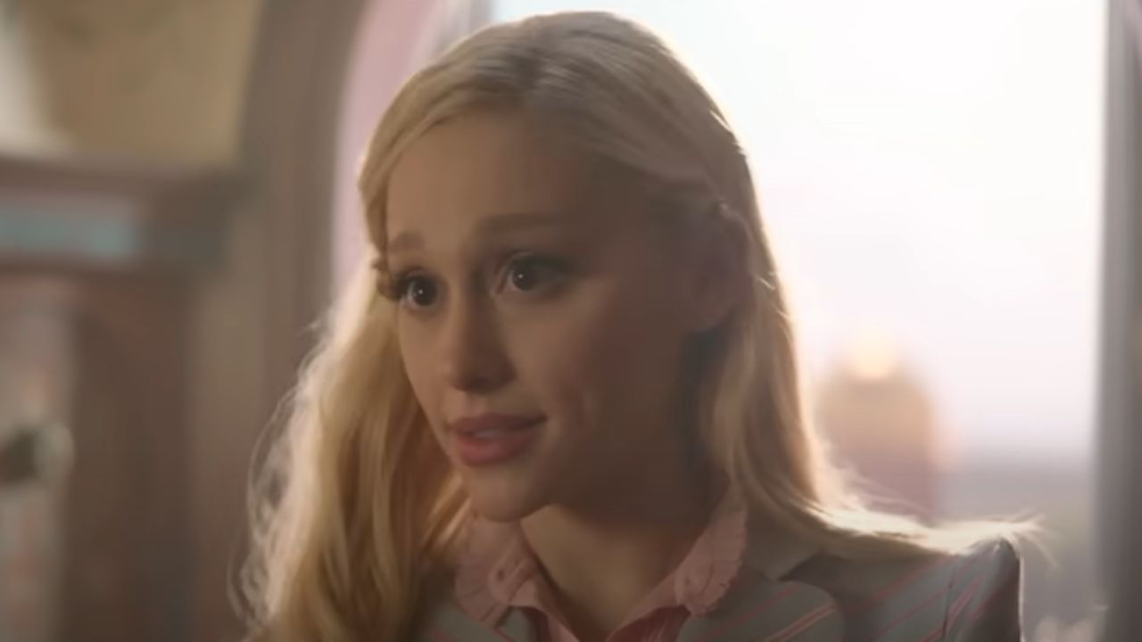 Ariana Grande in The Wicked (via YouTube)