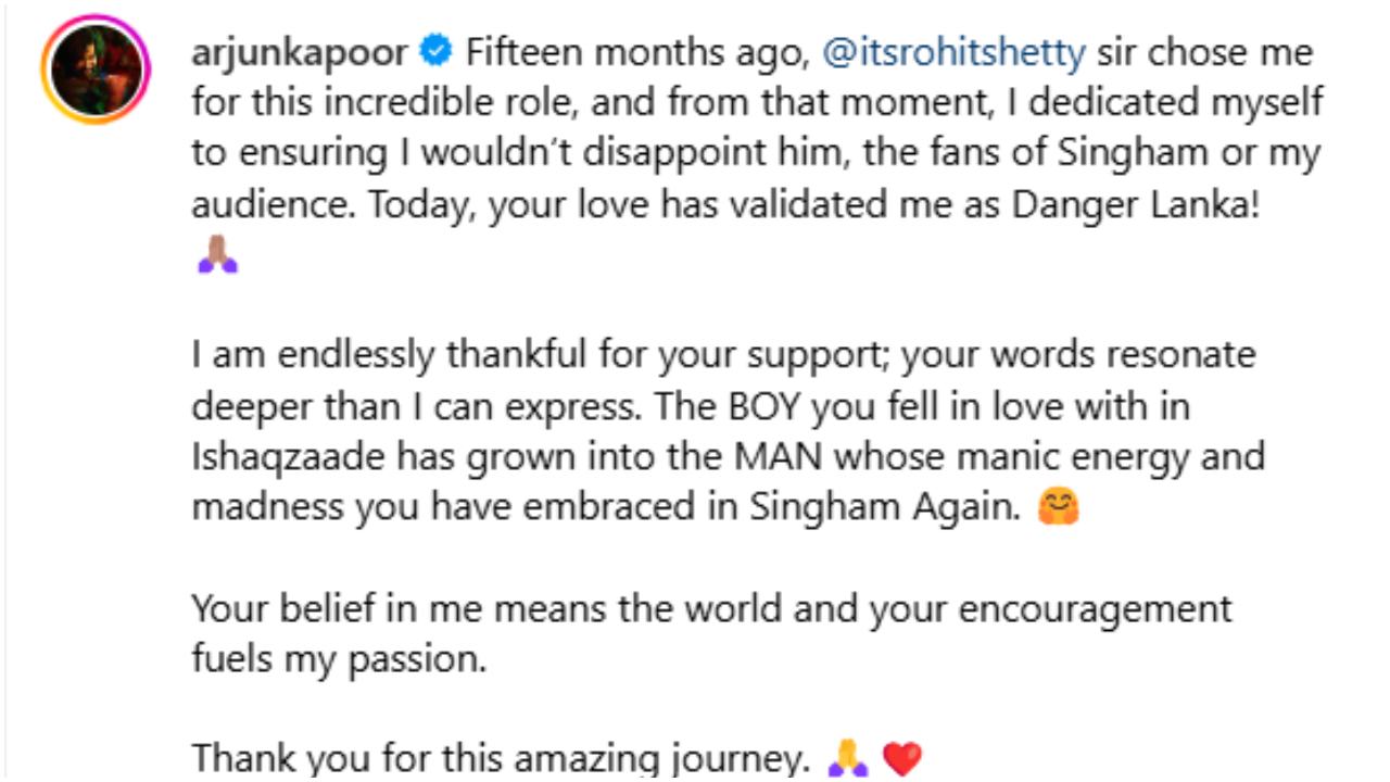 Pic Courtesy: Arjun Kapoor Instagram