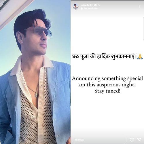 Pic credits: Sidharth Malhotra Instagram 