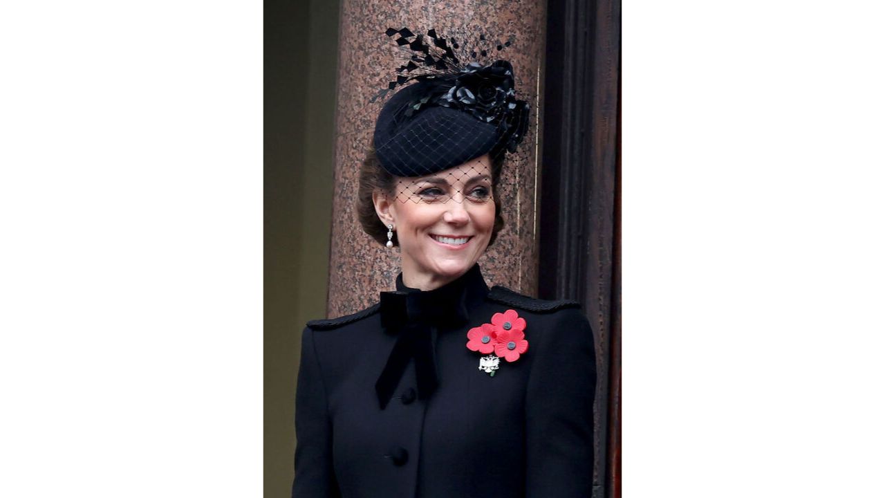 Kate Middleton at Cenotaph Service (CC: Getty Images)