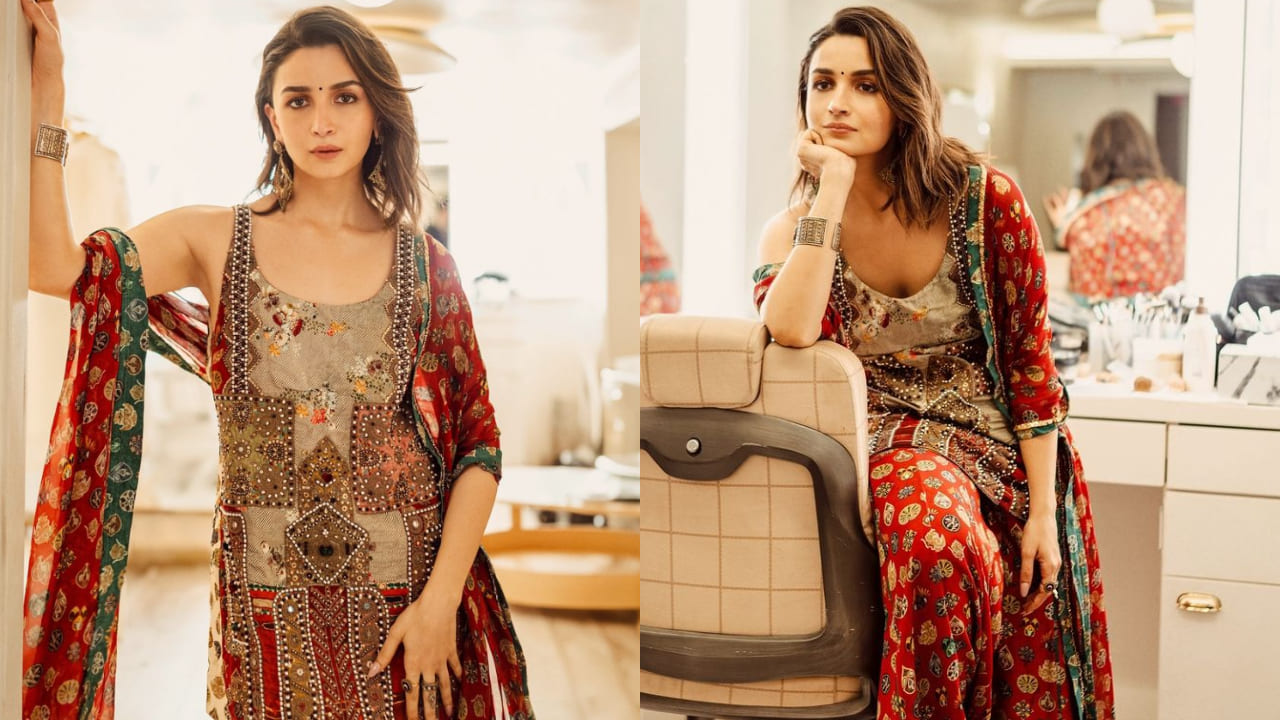 Alia Bhatt vs Madhuri Dixit: Who aced multi-colored sharara set worth Rs 69,500 better?