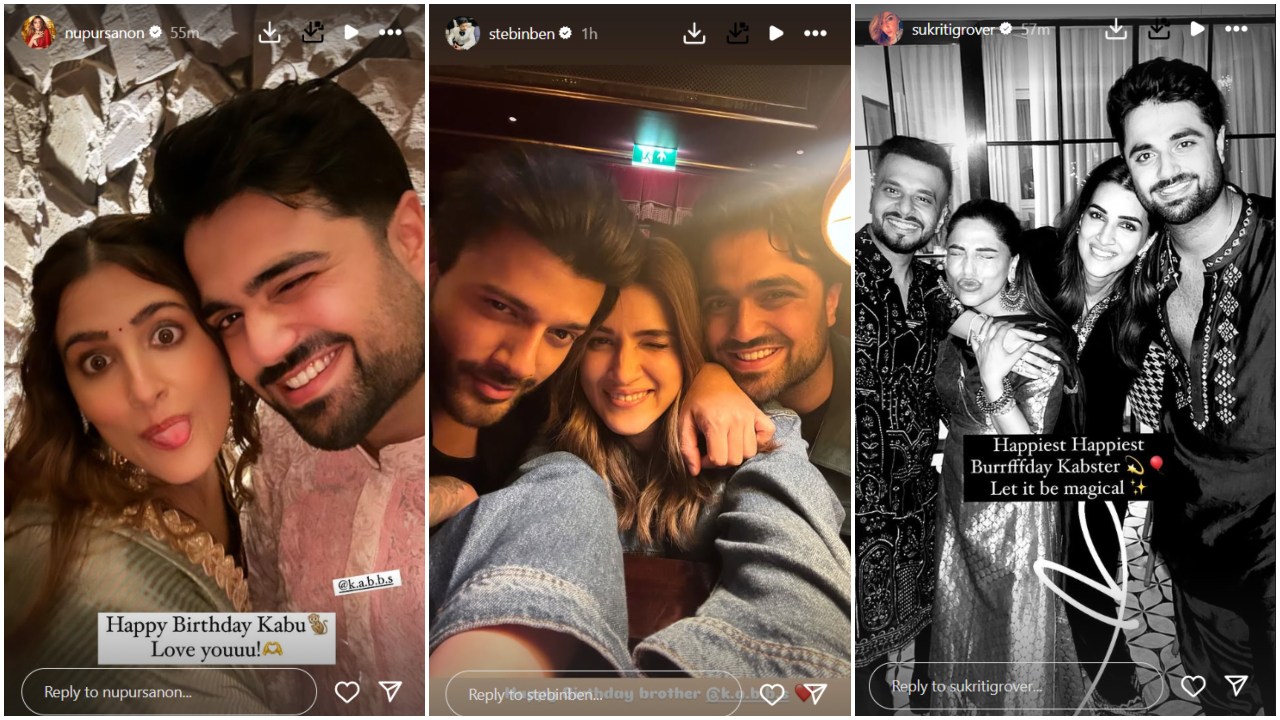 Pic Courtesy: Nupur Sanon, Stebin Ben, Sukriti Grover Instagram